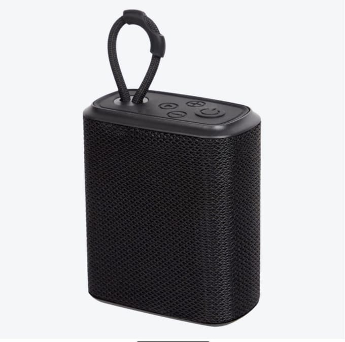 Speaker RS-410,3,5 uur speeltijd,Compact formaat,dus ideaal voor onderweg,Waterproof,3 watt