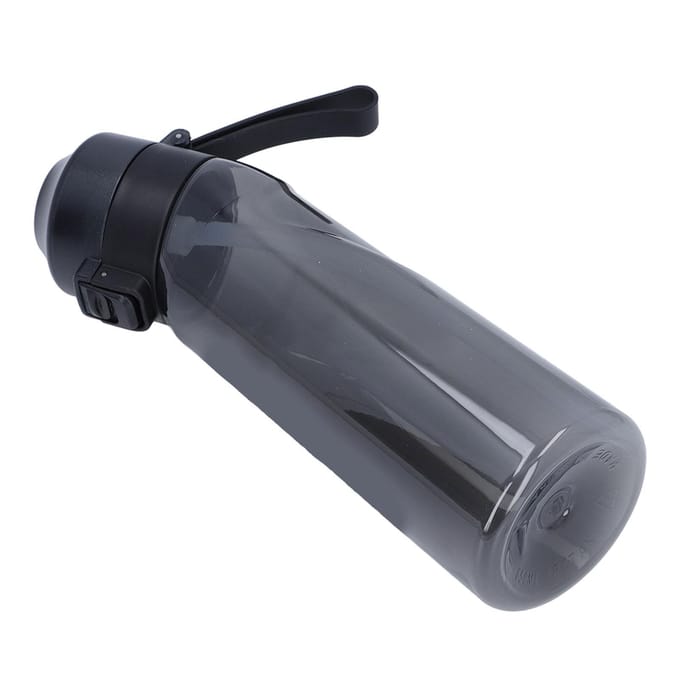 Lucht Waterfles 650ML Zwart Fruitgeur PP Plastic Silicone Lekdicht Sport Waterbeker black