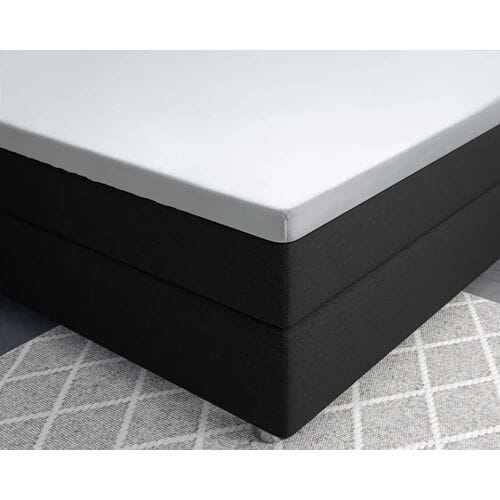 Primaviera DeLuxe Hoeslaken Splittopper Satijn Wit - 160 x 200 cm + 15 cm hoekhoogte