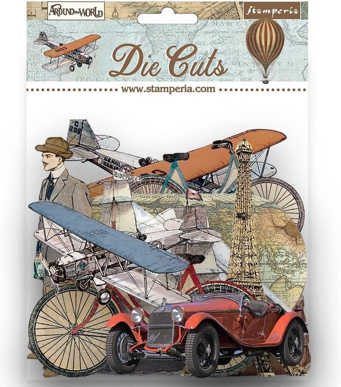 Stamperia - Around the World Die Cuts Assorted (37pcs) (DFLDC78)