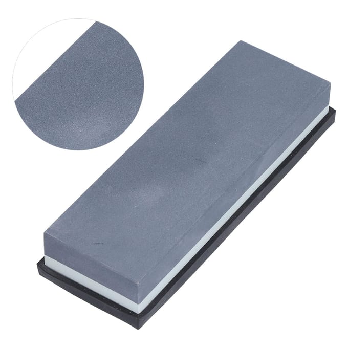 Slijpsteen Witte Korund Dubbelzijdig 240400 Korrel Dik Dun Keukengereedschap gray