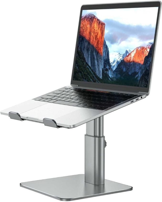 VELTRR® Laptop Standaard - Laptop Stand - Verhoging - Zilver