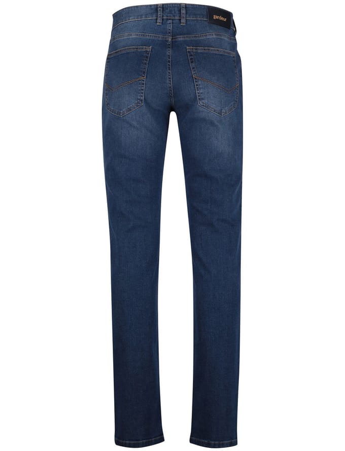 Gardeur jeans donkerblauw normale fit denim