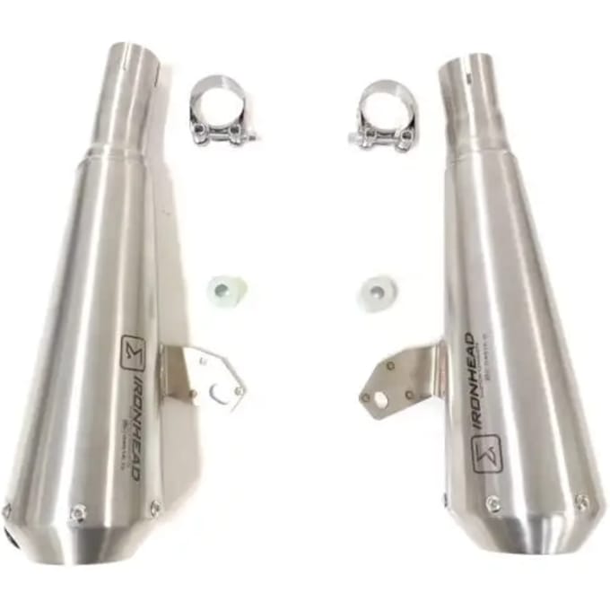 Silencer motorfiets linkerzijde Ixil Ironhead