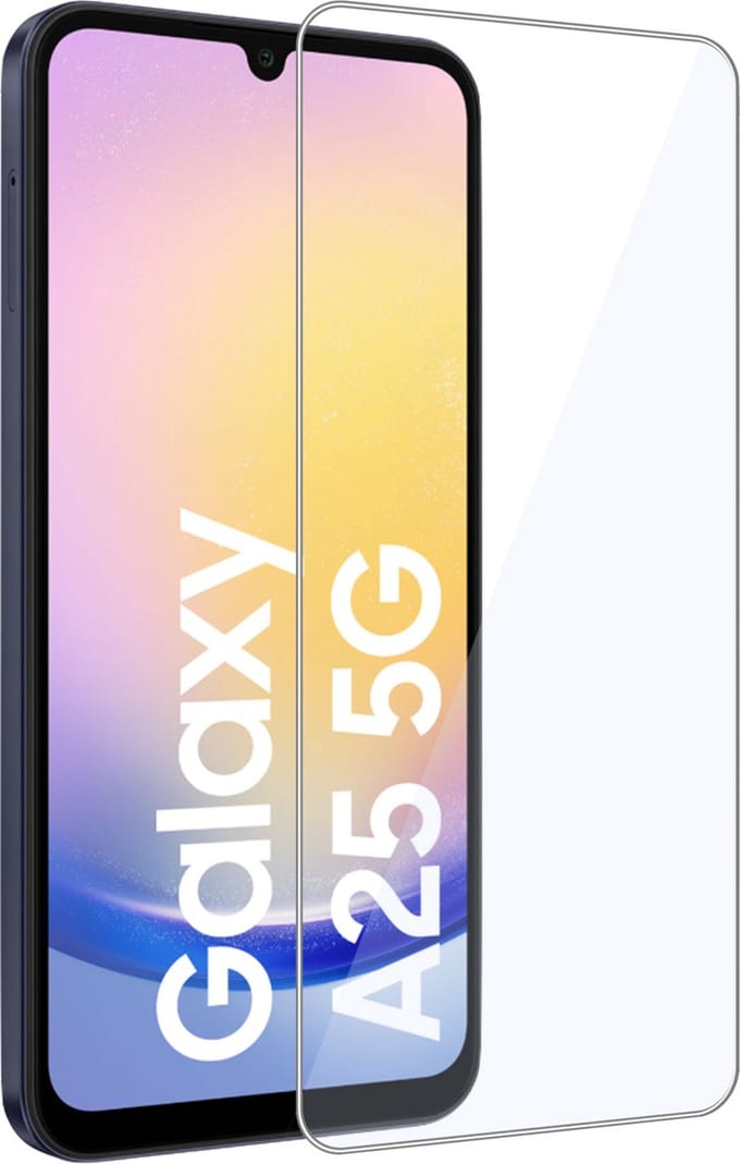 Geschikt voor Samsung Galaxy A25 - Screenprotector - Beschermglas - GuardCover