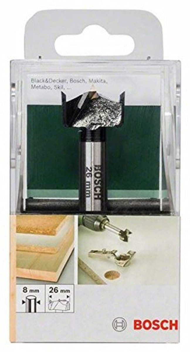 Bosch Accessories 2609255281 Forstnerboor 26 mm Gezamenlijke lengte 90 mm Cilinderschacht 1 stuk(s)