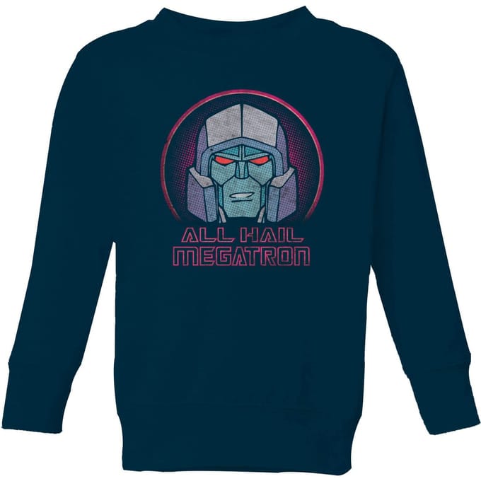 Transformers All Hail Megatron Kids' Sweatshirt - Navy - 134/140 (9-10 jaar)
