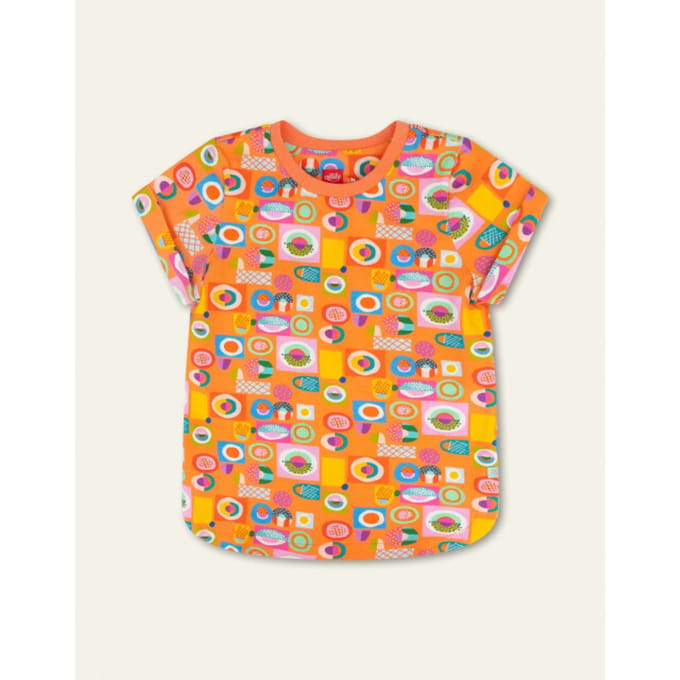 Oilily Terrific - T-Shirt - Meisjes - Roze - 74/12m
