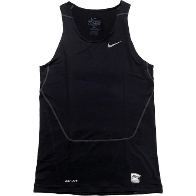 Nike Core Compression Tank 2.0 Met Klein Logo Heren Tops Zwart 634872-010 XL black
