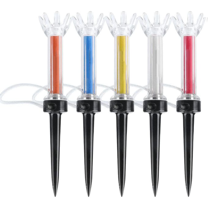 5 Stuks Flexibele Magnetische Plastic Golf Tee Trainings Oefengereedschap Accessoire voor Golfer(79mm)