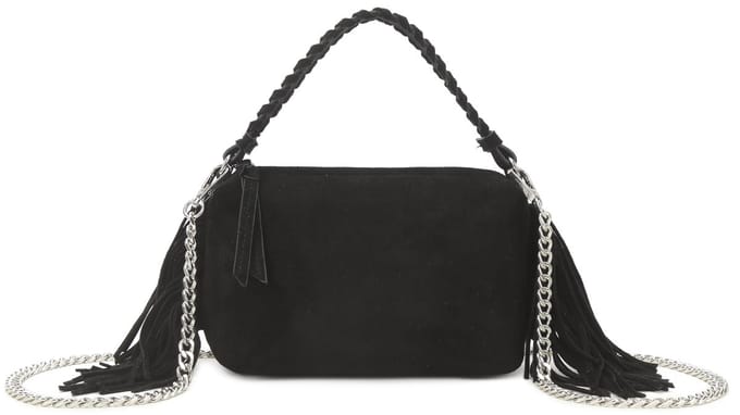 Giuliano kunstlederen suede handtas Lunelle - Dames - Zwart