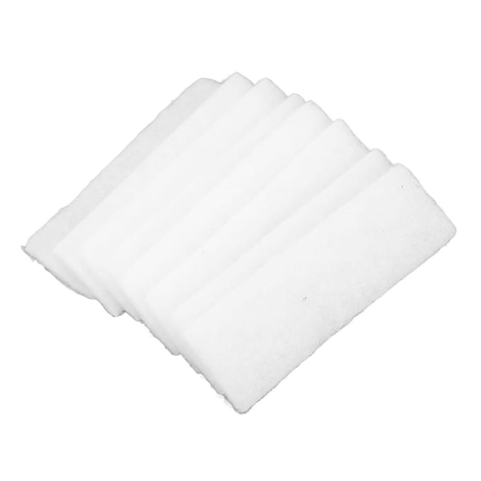 8 STUKS Vervangingsfilter voor 6 Quart Friteuse met ClearCook OdorErase white