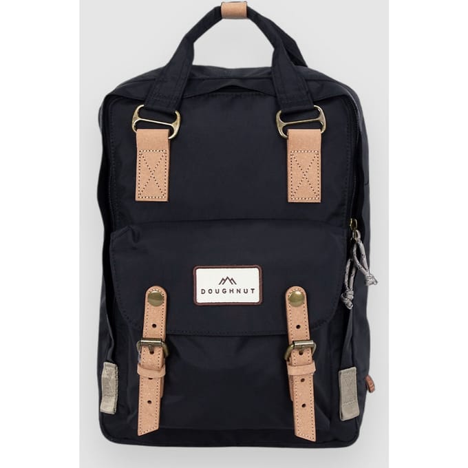 Doughnut laptoprugzak / Rugtas / Schooltas - 14 inch - Macaroon Jungle Backpack 14 - Black