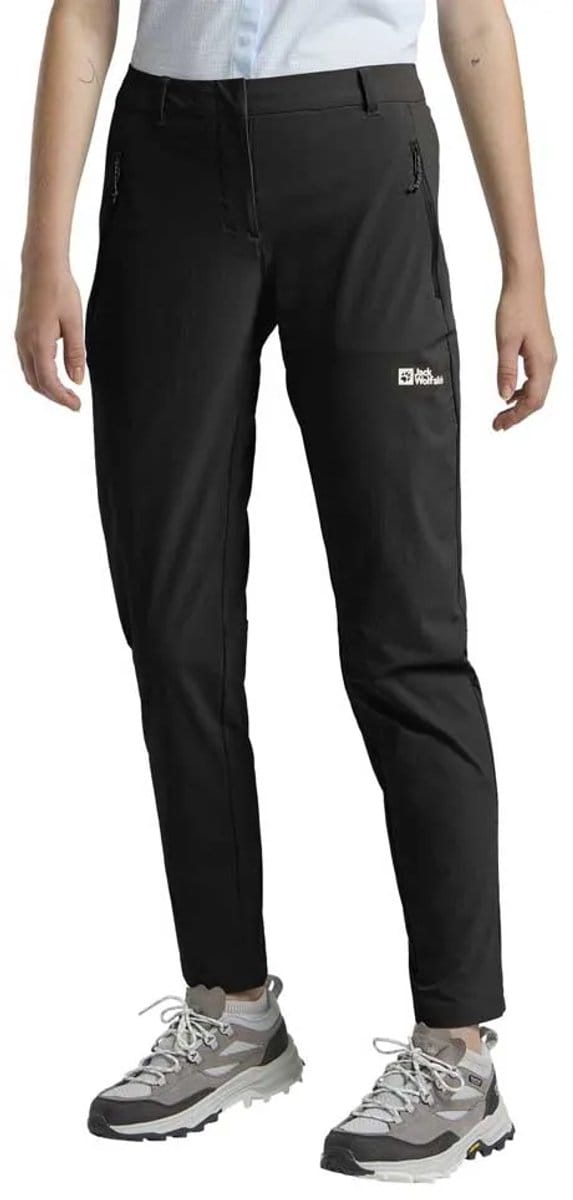 Jack Wolfskin Hikeout Broek Zwart 38 / Long Vrouw