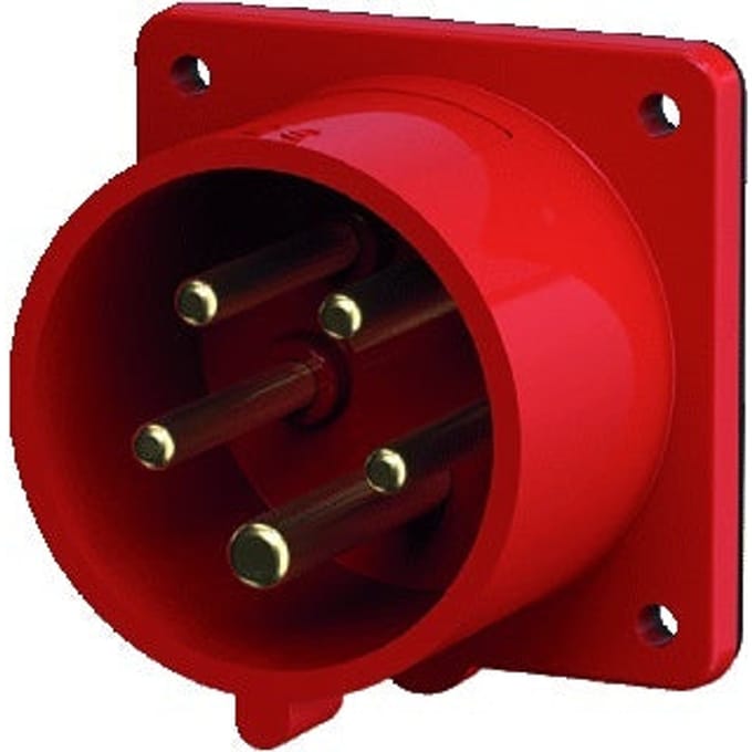 Mennekes Paneel gemonteerde inlaat 32a5p6h400v ip44