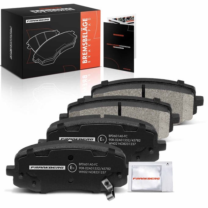 Frankberg 4x Remblokken Vooras voor Hyundai i10 i