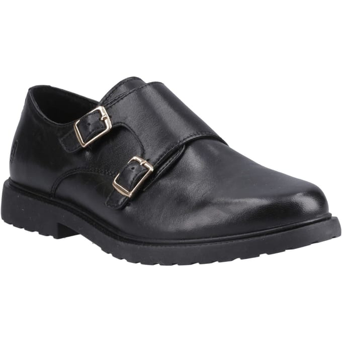 Hush Puppies Verity Leren Dames Zwarte Schoenen