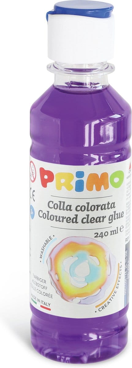 Primo - Lijm op waterbasis Paars (240ml)