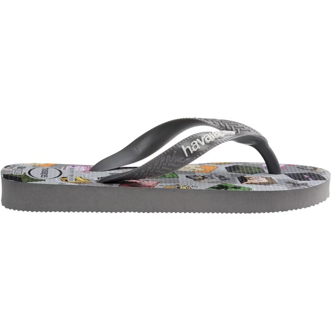 Havaianas Kinder Minecraft Slippers - Grijs