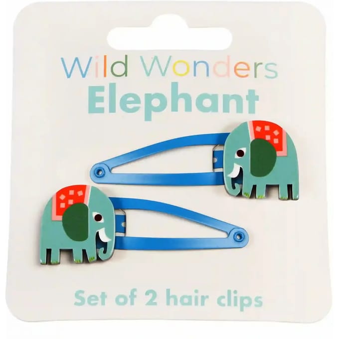 Olifant haarspeld Rex London Wild Wonders (x2)
