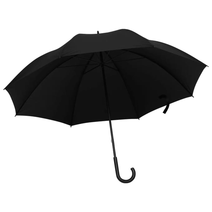 vidaXL - Paraplu - 130 - cm - zwart