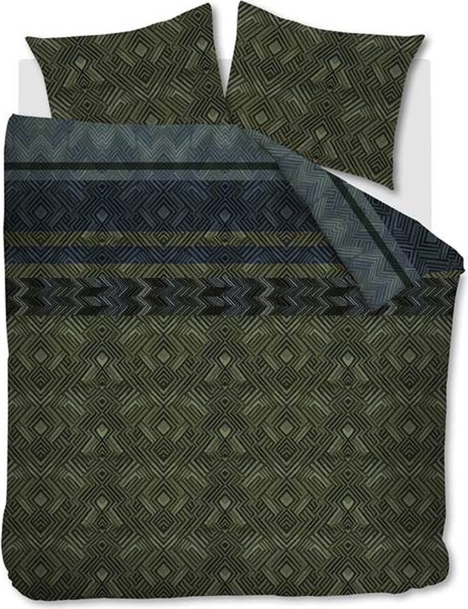 Snoozing Ferry Dekbedovertrek - Extra breed - 260x200/220 cm - Green