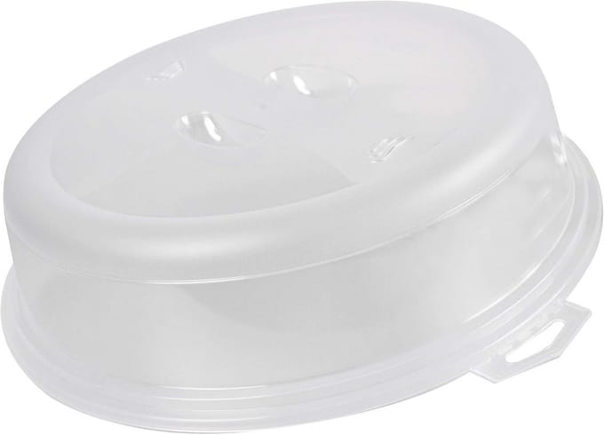 Microgolflid transparant polypropyleen 26 cm hoogte 6,5 cm