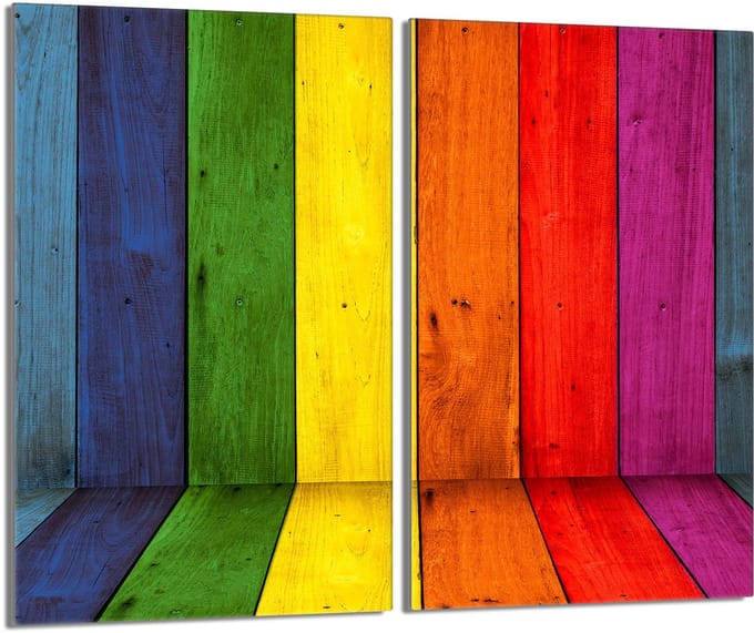 TMK ArtDeko Serie - Snijplank - Hartglas - 2x30x52