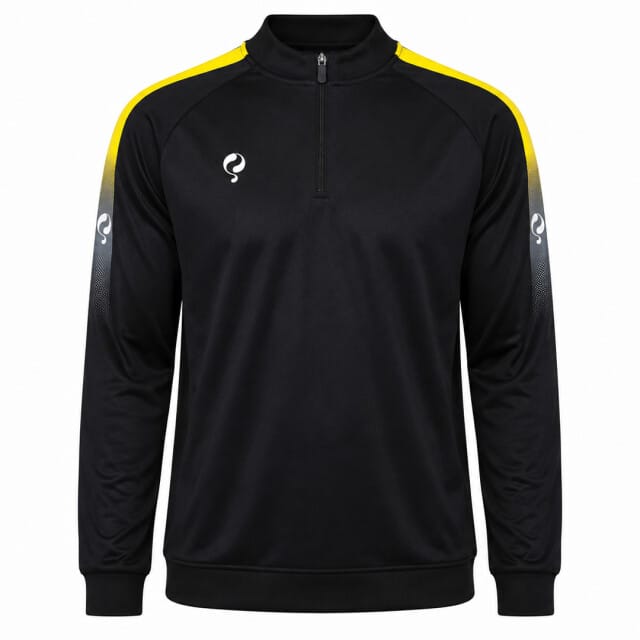 Q1905 Sweater foor zwart / geel / wit