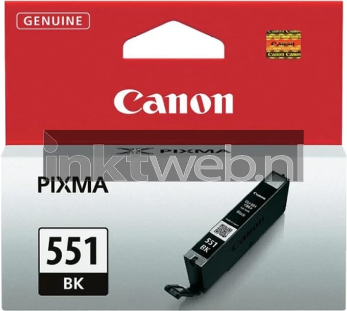 Canon Inktcartridge CLI-551 BK Origineel Zwart 6508B001
