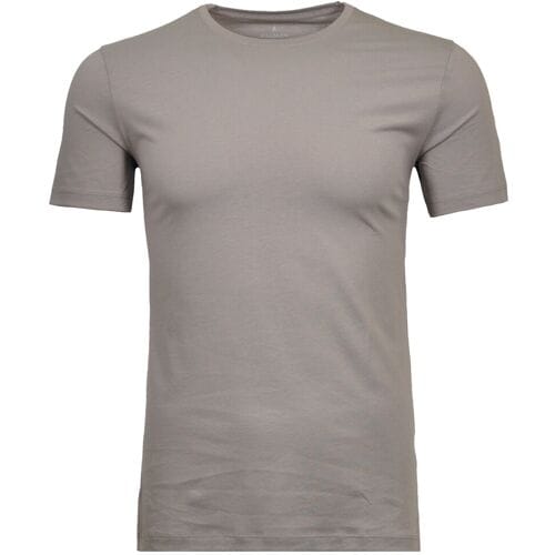 Ragman T-Shirt Round Neck Uni Bodyfit Grijs / male