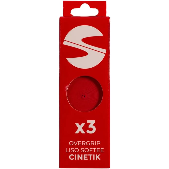 Set van 3 overgrips Glad Softee Cinetik Rojo ÚNICA