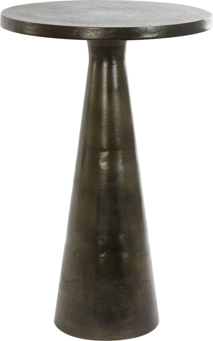 Light & Living Bijzettafel Philos - Antiek Brons - Ø39cm - Modern
