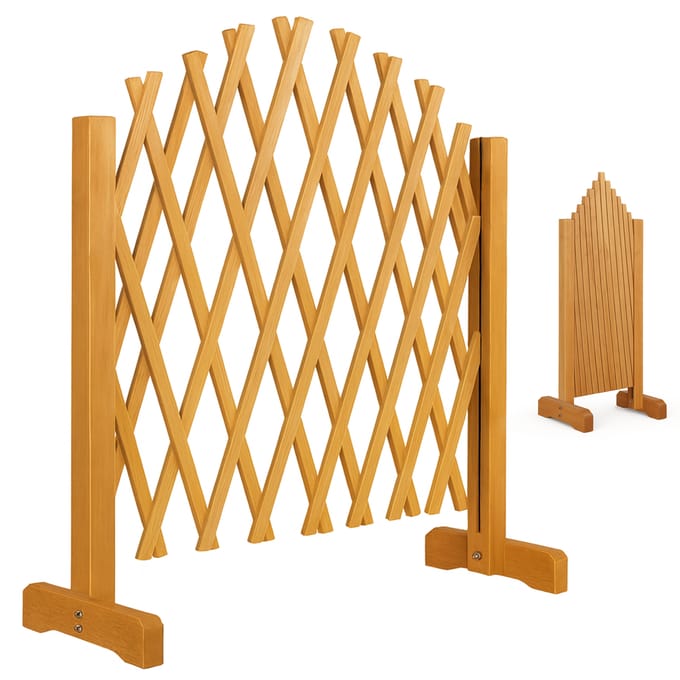 Gardebruk Klimop Hek – Uitvouwbaar tot 200cm - 180x107cm Bruin