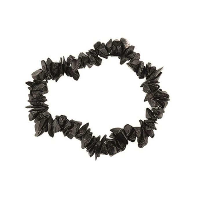 Splitarmband Agaat zwart - Edelsteen armband