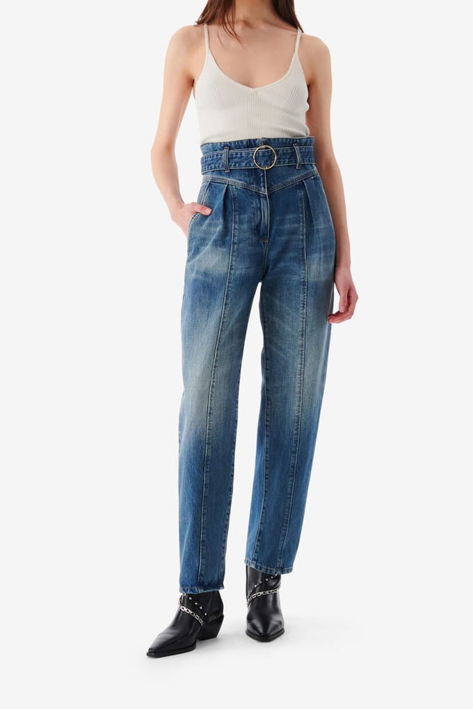 IRO Paris Coby Pullover Mastic Size: L | Jeans Outlet | Dames | Blauw