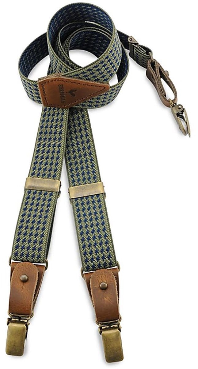 Sir Redman - Bretels - kinderbretels Dolph Dogtooth - groen / blauw