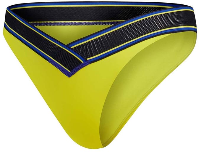 Speedo Solid V Scoop Bikinibroekje Geel L Vrouw