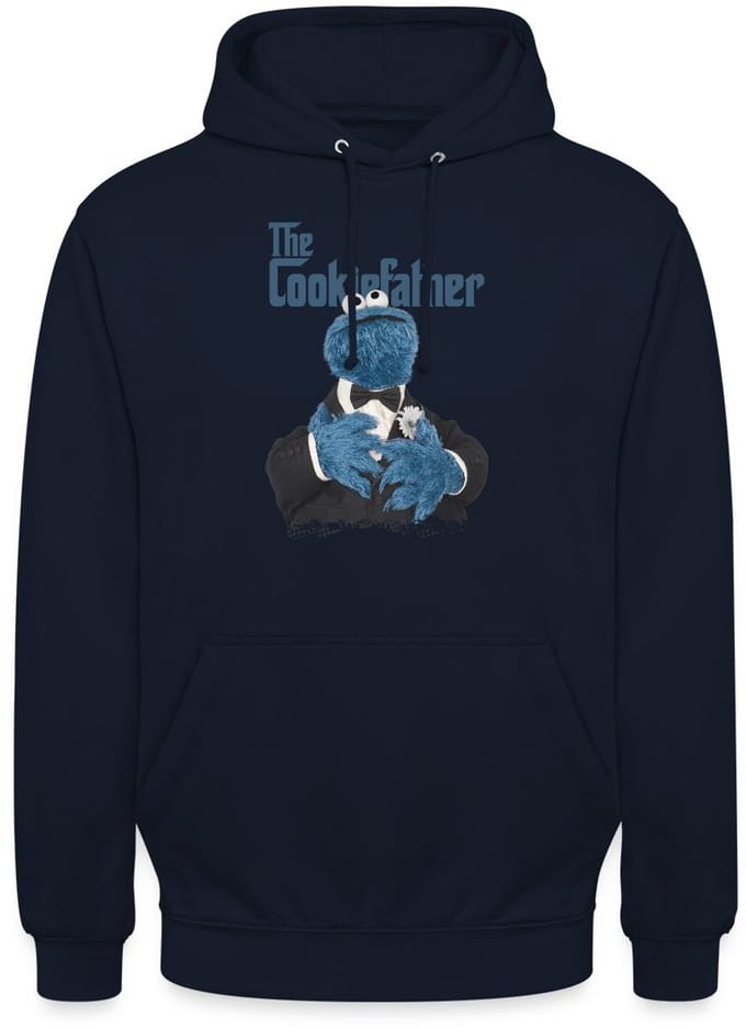 Sesamstraat Koekiemonster The Cookiefather Hoodie Unisex