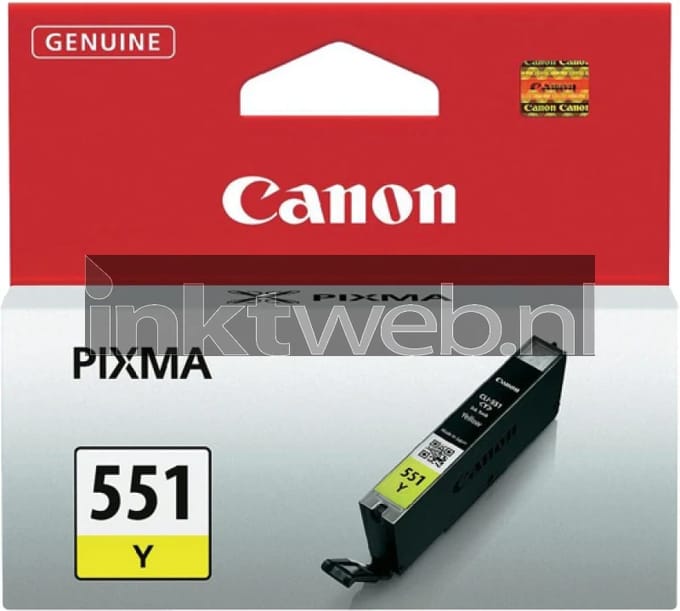 Canon CLI-551Y - Inktcartridge - Origineel - Standaard capaciteit - Geel