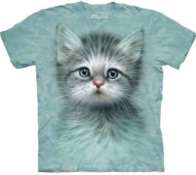 T-shirt Blue Eyed Kitten S