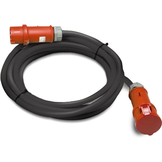 Professionele verlengkabel 6 m / 400 V / 6 mm² - Made in Germany