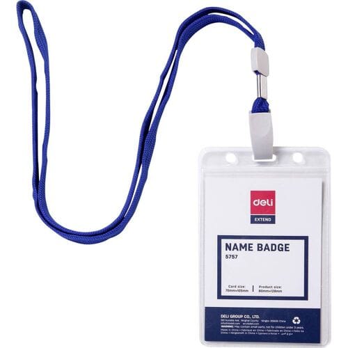 DELI E5757 Naamplaatje E5757 (b x h) 80 mm x 128 mm 50 stuk(s)