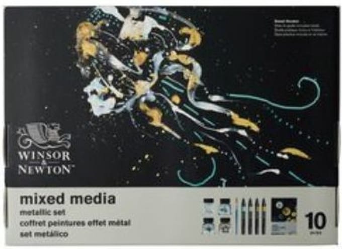 Winsor&Newton Mixed Media Metallic Set 10-Delig