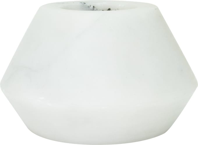 TAK Design Theelicht Maysa 2 - Marmer - Ø12 x 7 cm - Wit