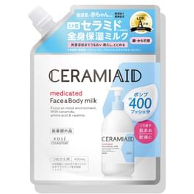 Kose - Ceramiaid Face & Body Milk 400ml Refill