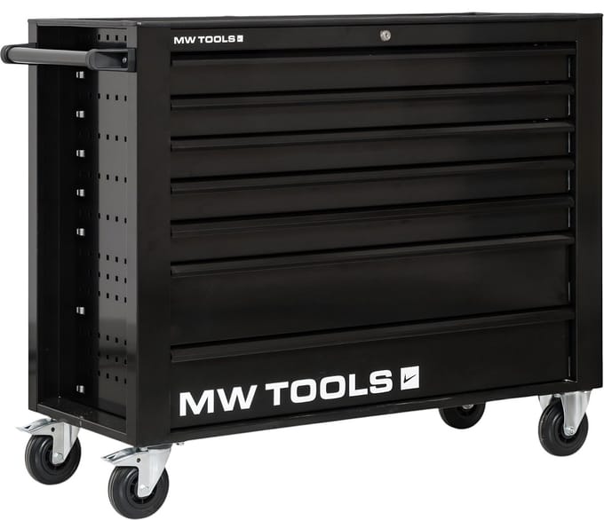 Gereedschapswagen zwart 7 lades MW Tools GW307B