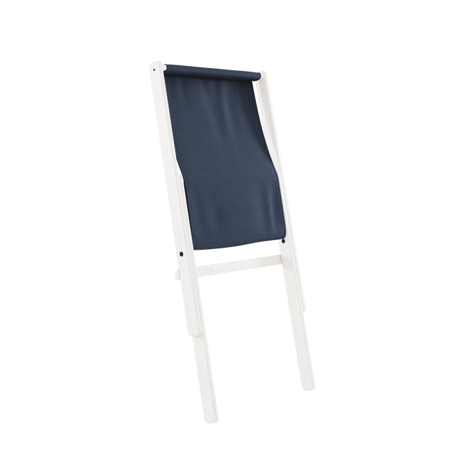 Karup Boogie klapstoel - 737 Navy - 205 white lacquered