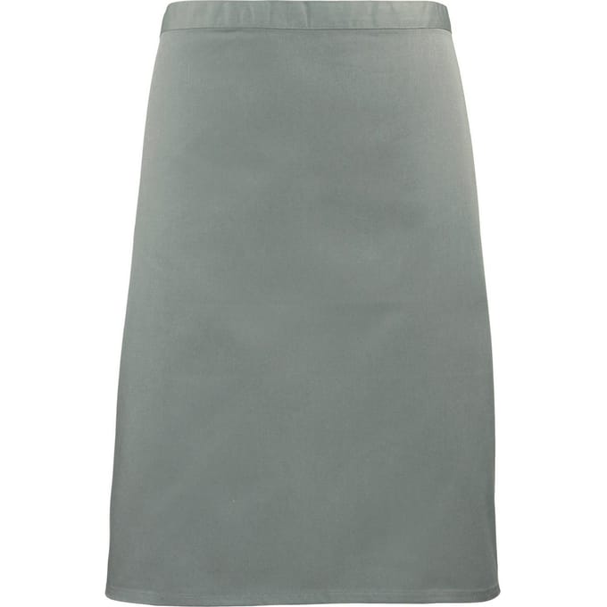 Premier Unisex Volwassenencollectie Halflang Taille Schort (Salie)