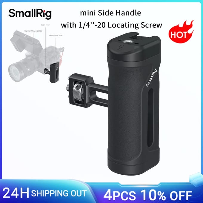 SmallRig 5946 Mini Side Handle with 1/4''-20 Locating Screw